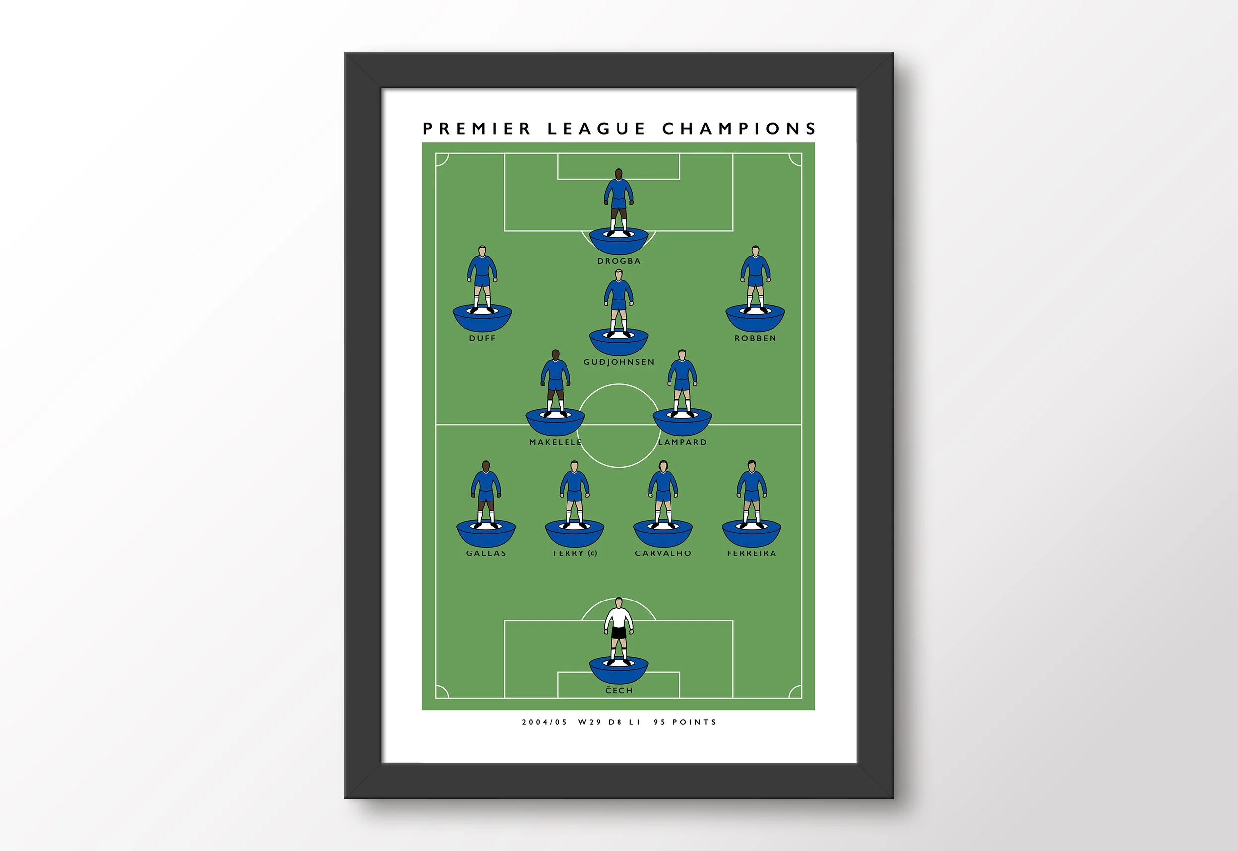 Chelsea 2004/05 Premier League Champions Poster | Matthew J I Wood